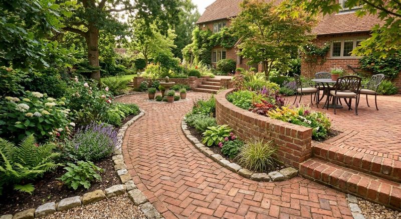 Brick Hardscape Construction in Burlington, VT